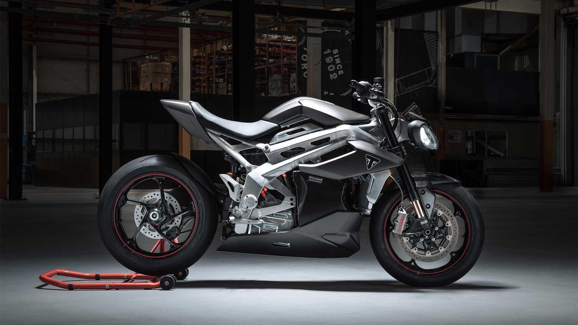 Triumph motorcycles electric hotsell